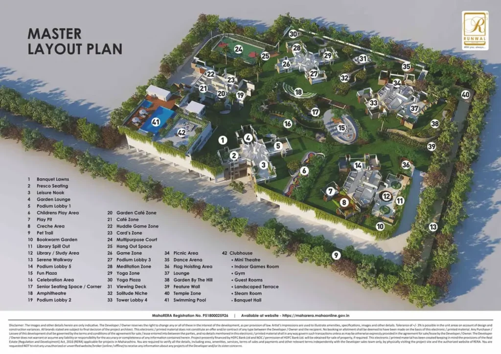 Runwal Sanctury Mulund Floor Plan 3